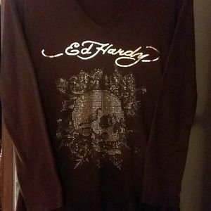 Price Drop! Ed Hardy V-Neck Tunic